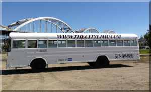 White Bus Exterior